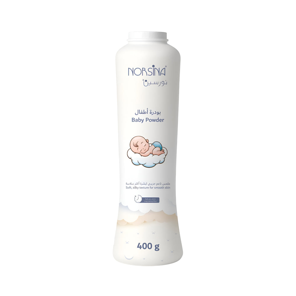 Norsina Baby Body Powder 400g White