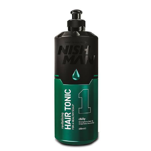 Nishman hair tonic 400ml revitalising chilly