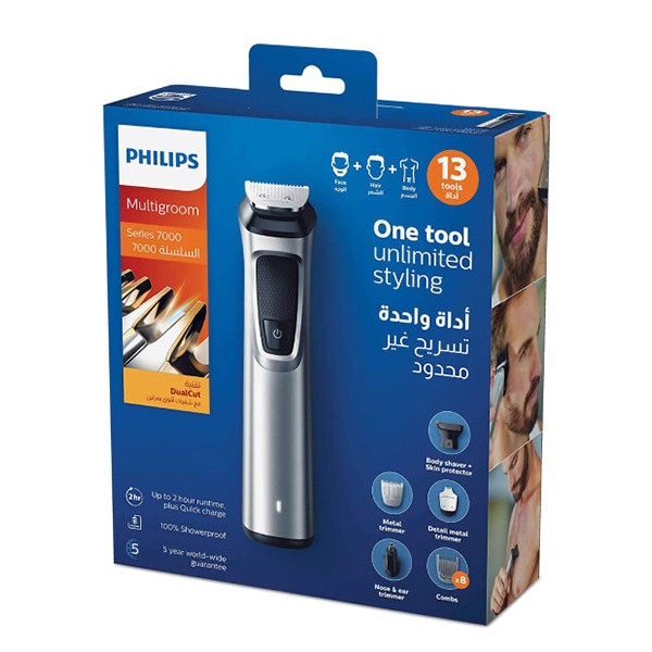 Philips hair and beard trimmer mg7715/13 12 in 1