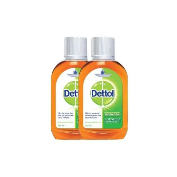 Dettol antiseptic liquid 1+1 free brown 2 x 250 ml