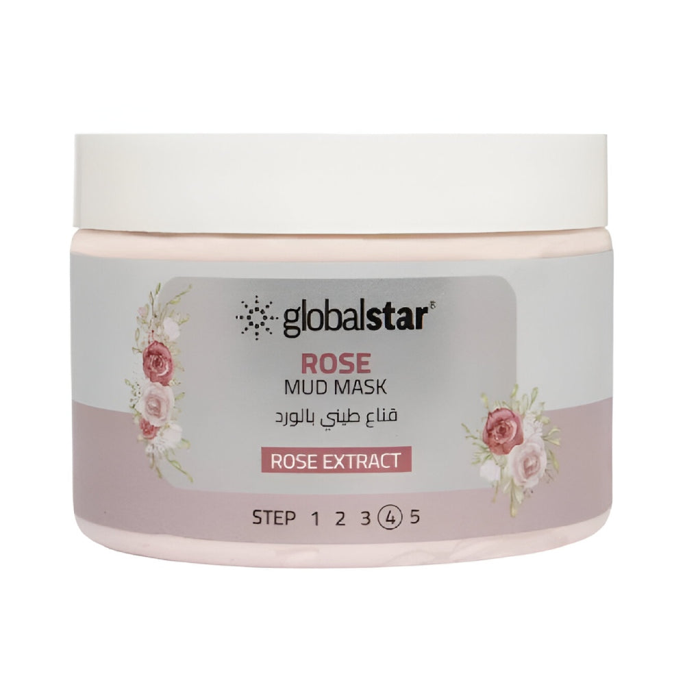 Global star clay mask 300ml with rose