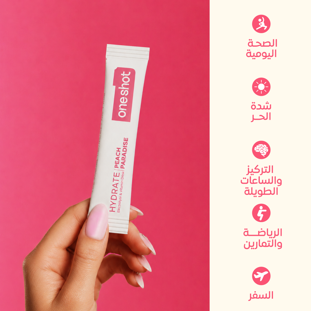 Oneshot Hydrate Electrolyte Drink Peach Paradise 14 Sticks