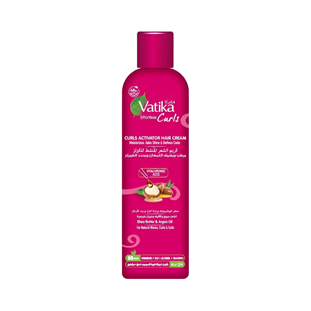 Vatika Hair Cream 330ml Curl Activator Moisturizes And Adds Shine