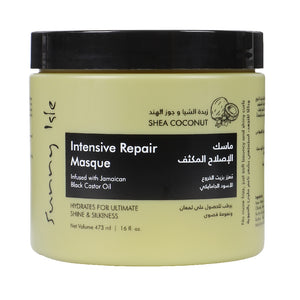 Sunny Isle Hair Mask 473ml Intensive Repair With Shea Butter Coconut Oil And Jamaican Black Castor Oil