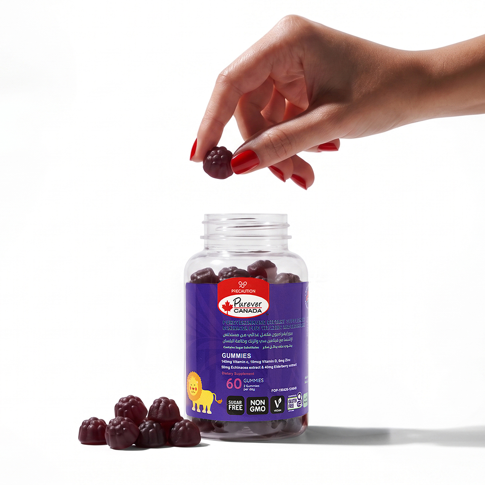 Purever Canada Children's Immune Support Vitamins – 60 Gummies