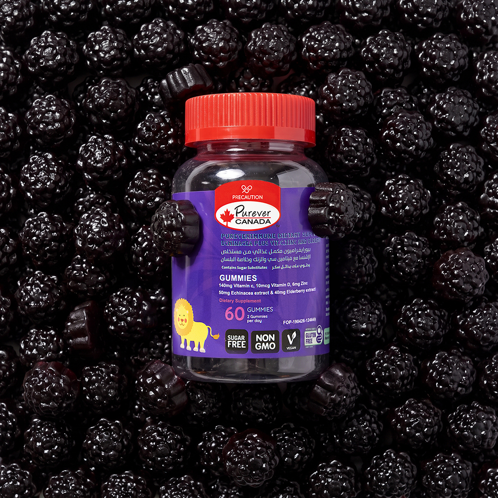 Purever Canada Children's Immune Support Vitamins – 60 Gummies