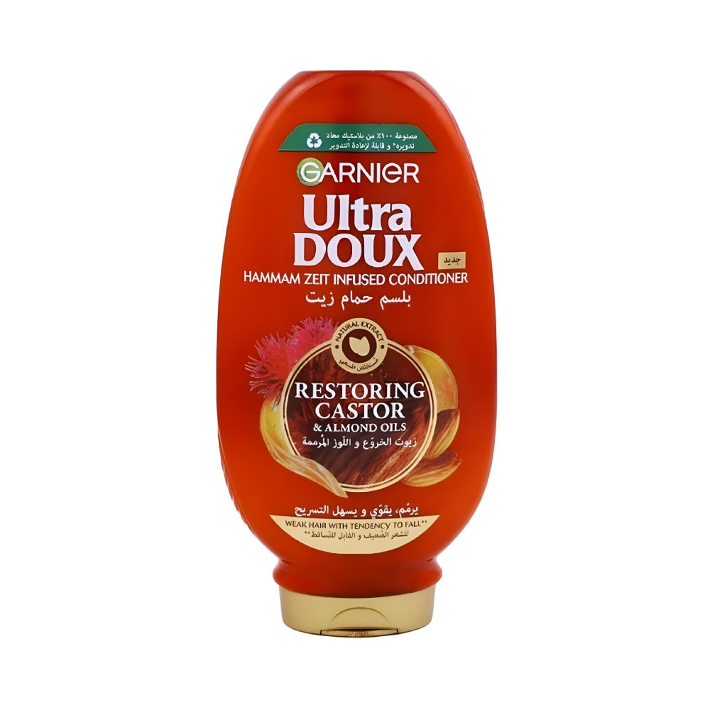 Garnier Hair Conditioner 360ml Ultra Doux Castor oil