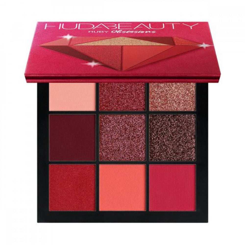 Huda beauty eyeshadow palette obsessions ruby