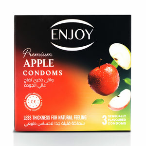 Enjoy Condoms 3pc Premium Apple Natural Sensation