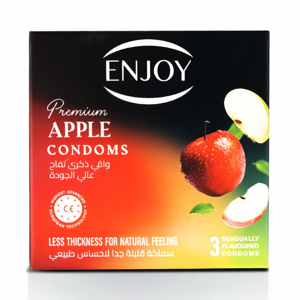 Enjoy Condoms 3pc Premium Apple Natural Sensation