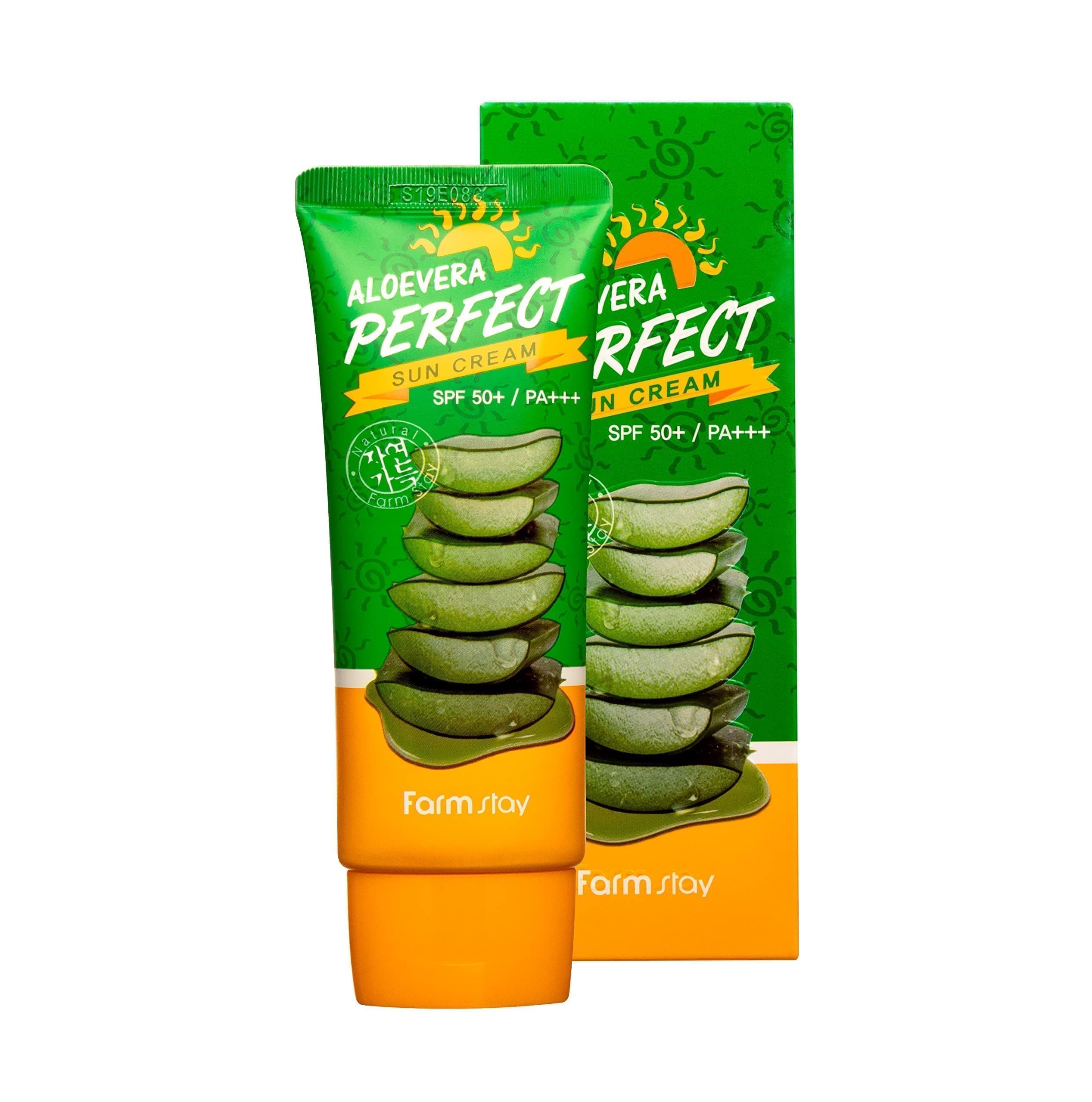 Farm stay sun cream 70ml with aloe vera spf50+ v2