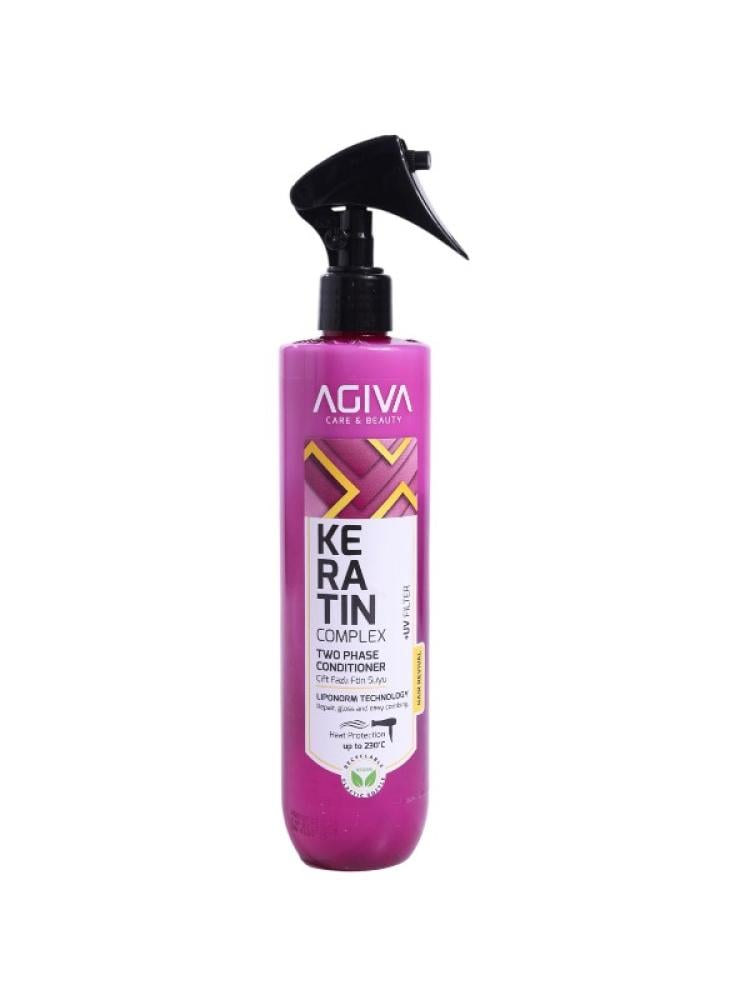 Agiva Hair Heat protection Spray 400ml Keratin Complex