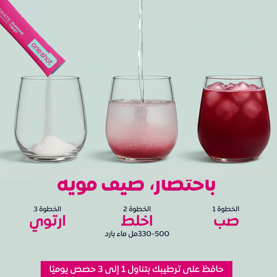 Oneshot Hydrate Electrolyte Drink Rumman Twist 14 Sticks
