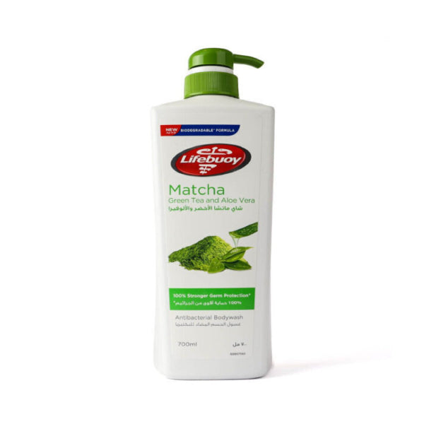 Lifebuoy shower gel 700ml green matcha tea and aloe vera