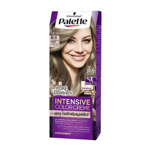 Palette intensive color crème 8.1 light blonde cendre