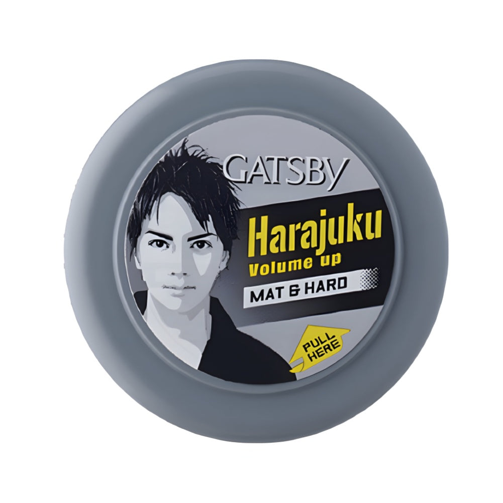 Gatsby hair styling wax 75g mat & hard gray