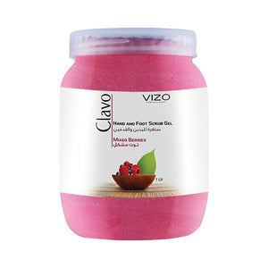 Vizo hand and foot scrub 1000ml clavo with mixed berries