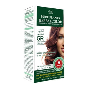 Pure Planta Ammonia-Free Hair Color 135ml 5R Light Copper Chestnus