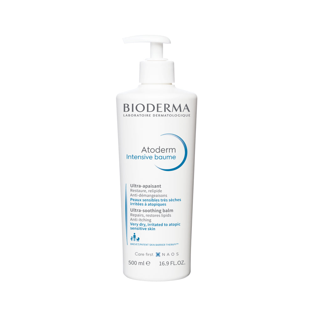 Bioderma Cream 500ml Atoderm Intensive Baume Concentrated Moisturizer For Very Dry Skin And Eczema Fragrance Free