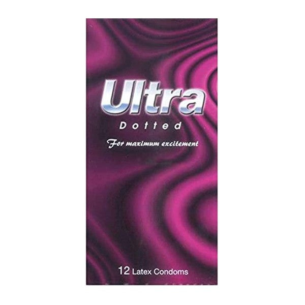 Ultra Condoms 12pc Spotted