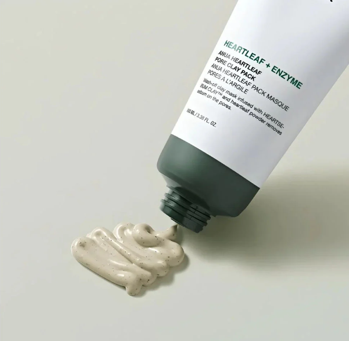 Anua Heartleaf Pore Control Cleansing Foam  – Korean Clay Cleanser 100ml