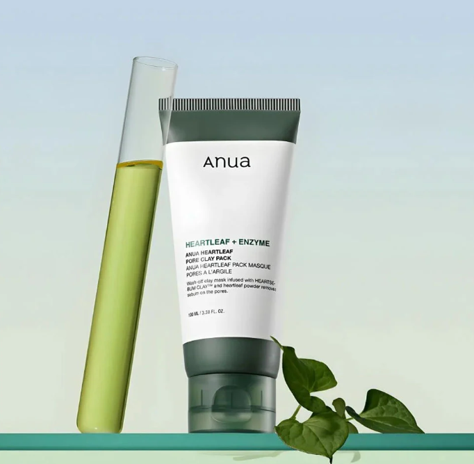 Anua Heartleaf Pore Control Cleansing Foam  – Korean Clay Cleanser 100ml