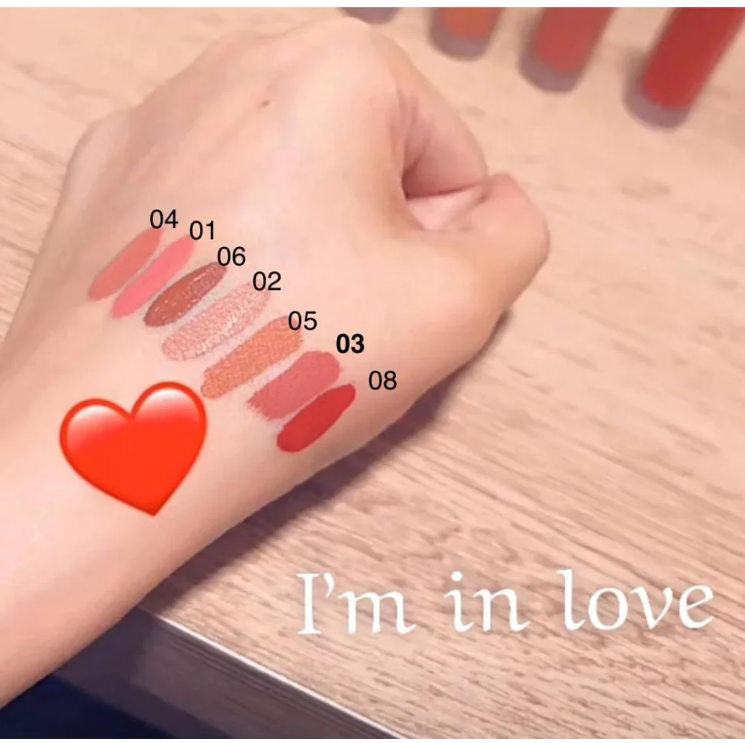 Hearts Liquid Lipstick – Long-Wearing Bold Color Premium Lip Makeup