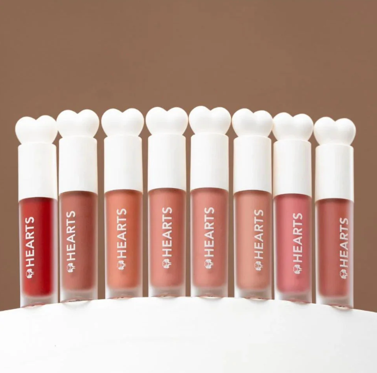 Hearts Liquid Lipstick – Long-Wearing Bold Color Premium Lip Makeup