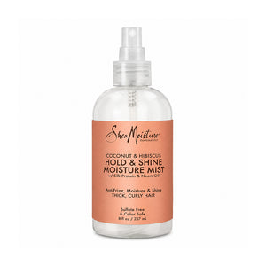 Shea Moisture بخاخ الشعر بجوز الهند والكركديه للتثبيت واللمعان - 237ml
