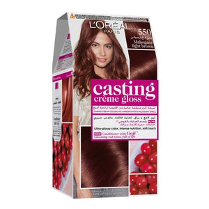 Loreal hair color casting 550 mahogany light brown