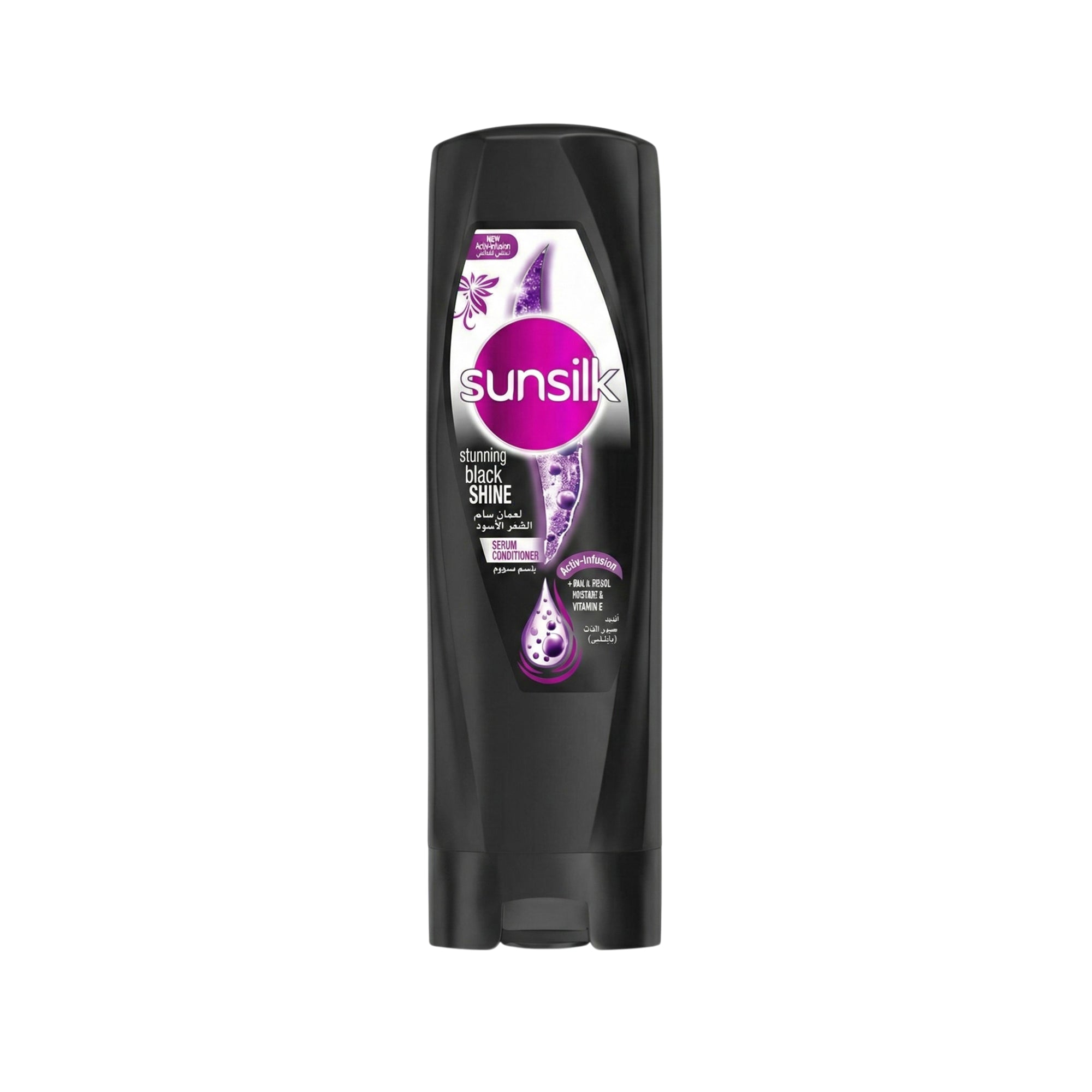 مكيف شعر سانسيلك 340 مل Black Shine