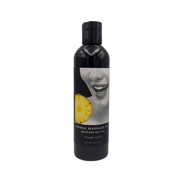 Earthly Edible Body Massage Oil 237ml  Pineapple
