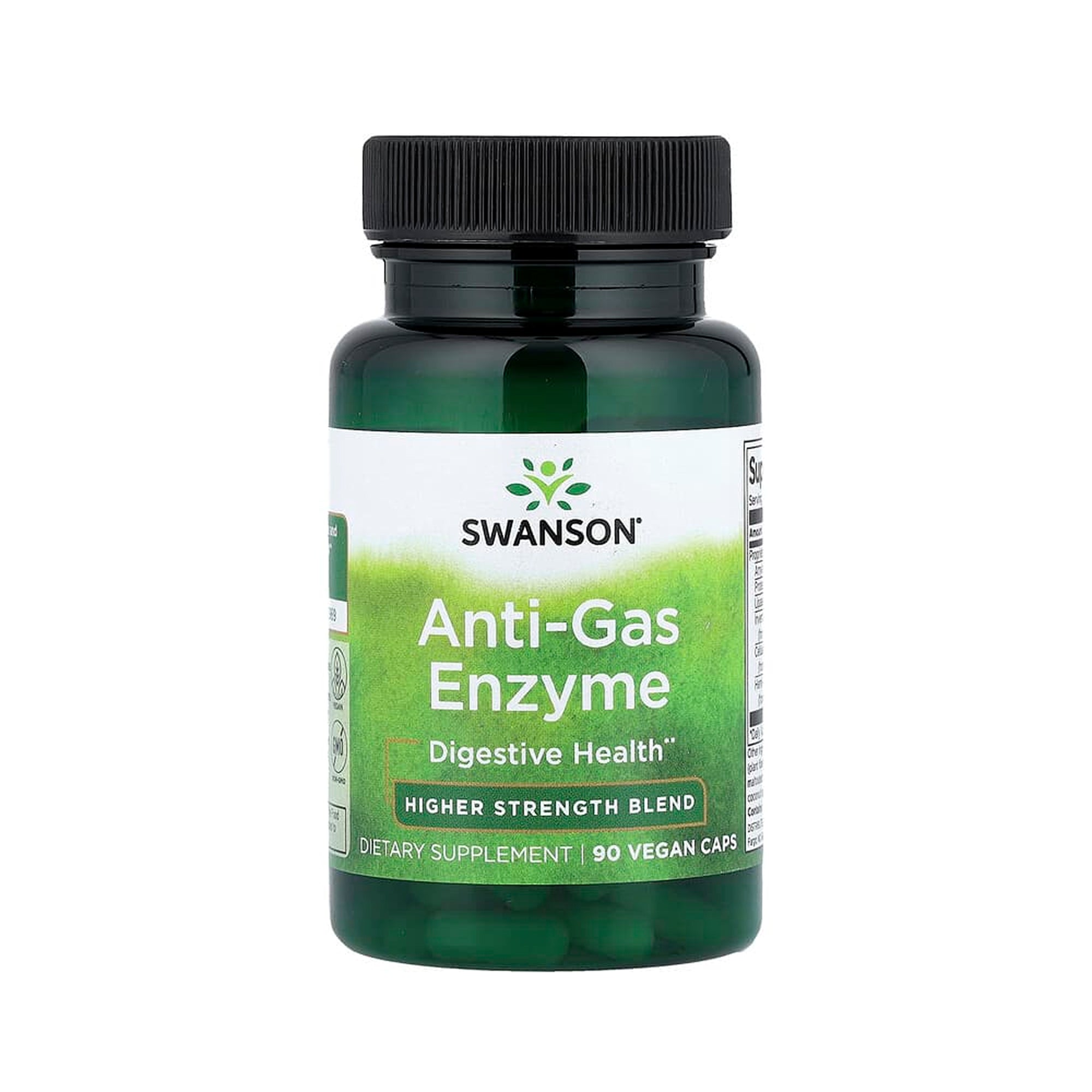 Swanson Anti-Gas Enzyme Higher Strength 90 Vegan Caps