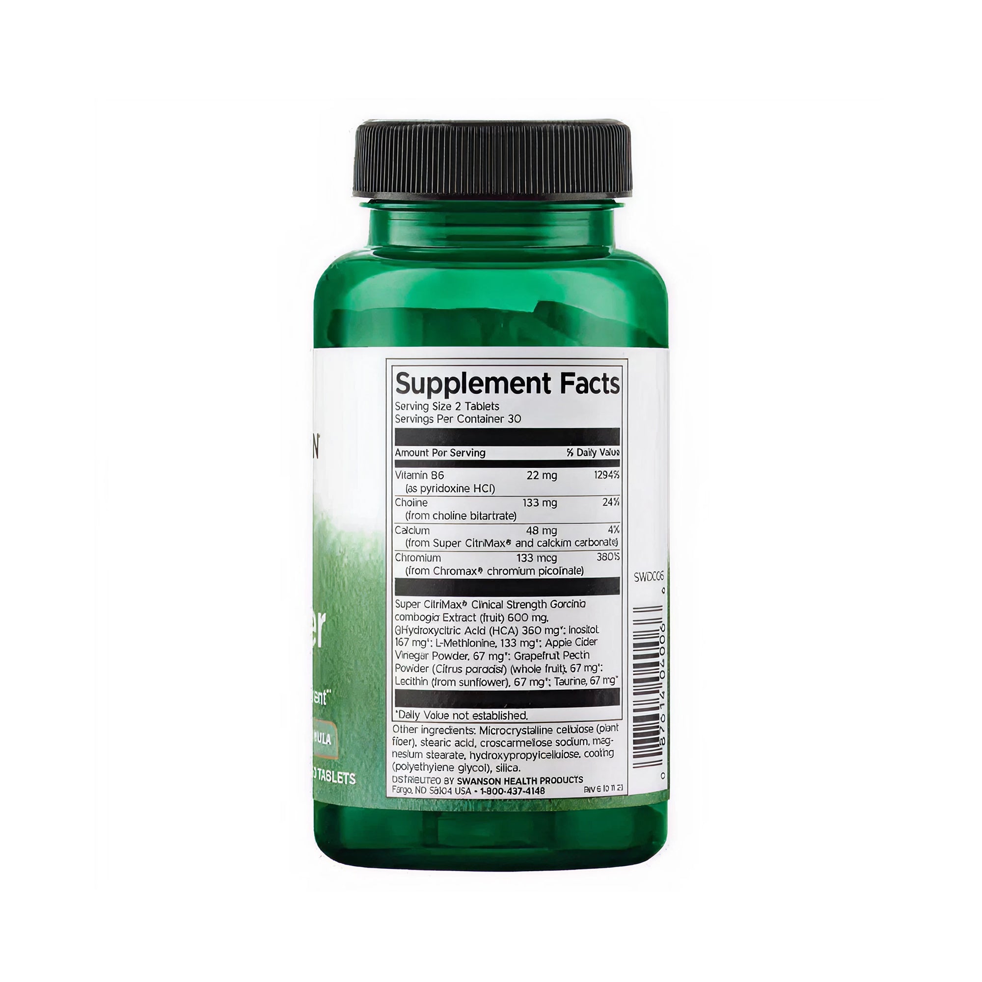 Swanson Fat Burner Comprehensive Formula - 60 Vegan Tabs