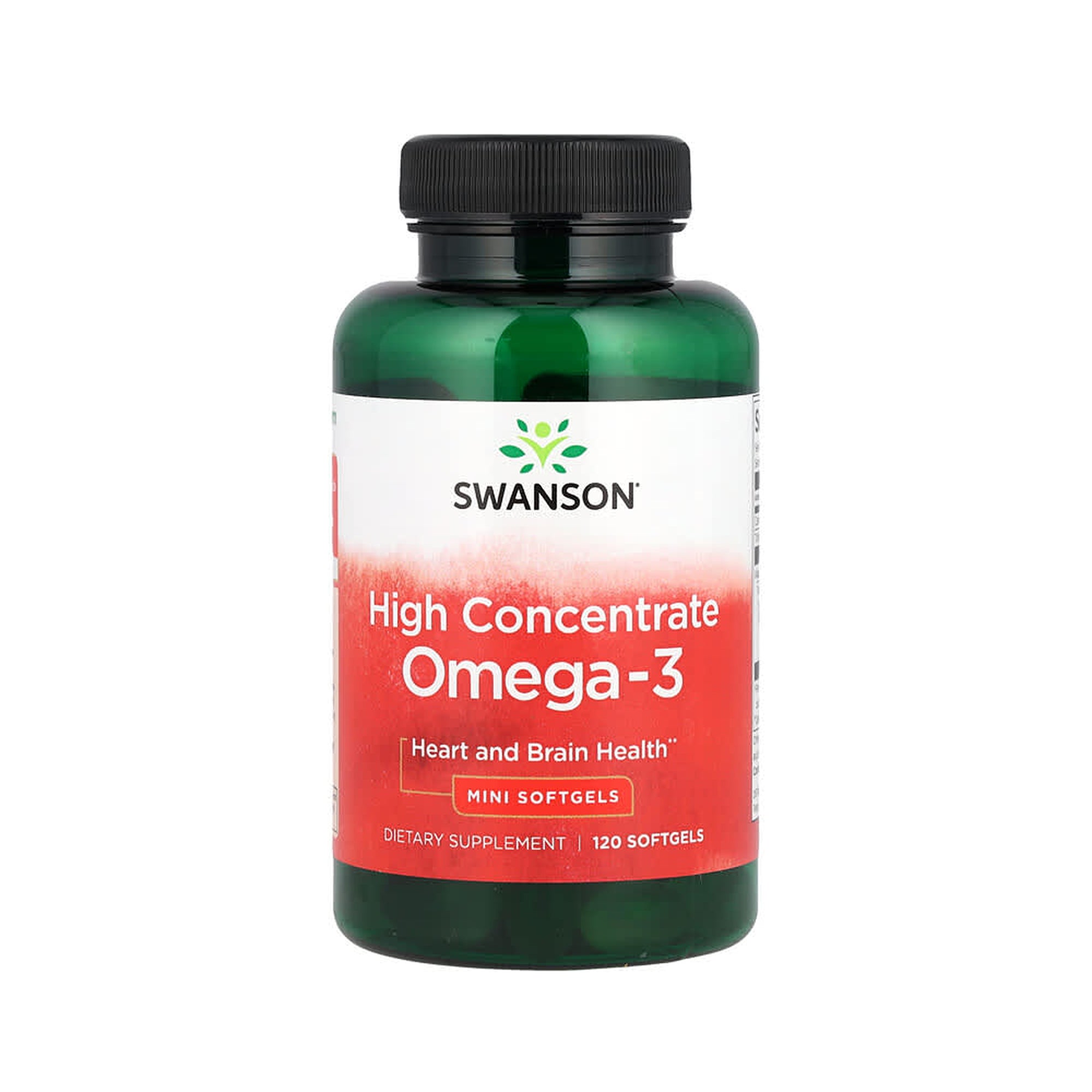 Swanson High Concentrate Omega-3 Mini Softgels 570 mg - 120 Softgels