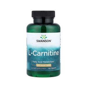 Swanson L-Carnitine 500 mg - 100 Vegan Tabs