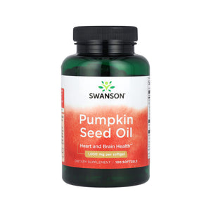 Swanson Pumpkin Seed Oil 1,000 mg - 100 Softgels