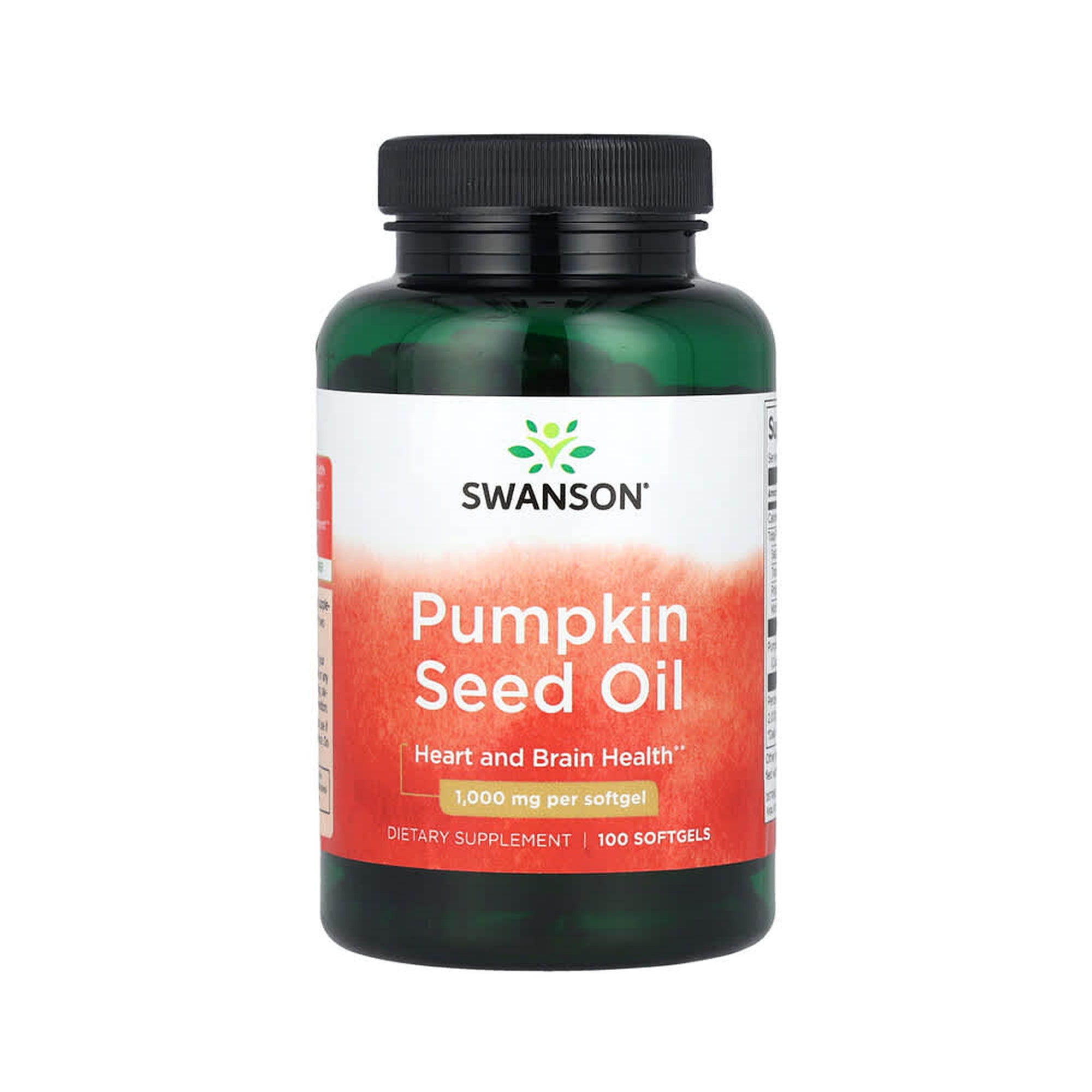 Swanson Pumpkin Seed Oil 1,000 mg - 100 Softgels