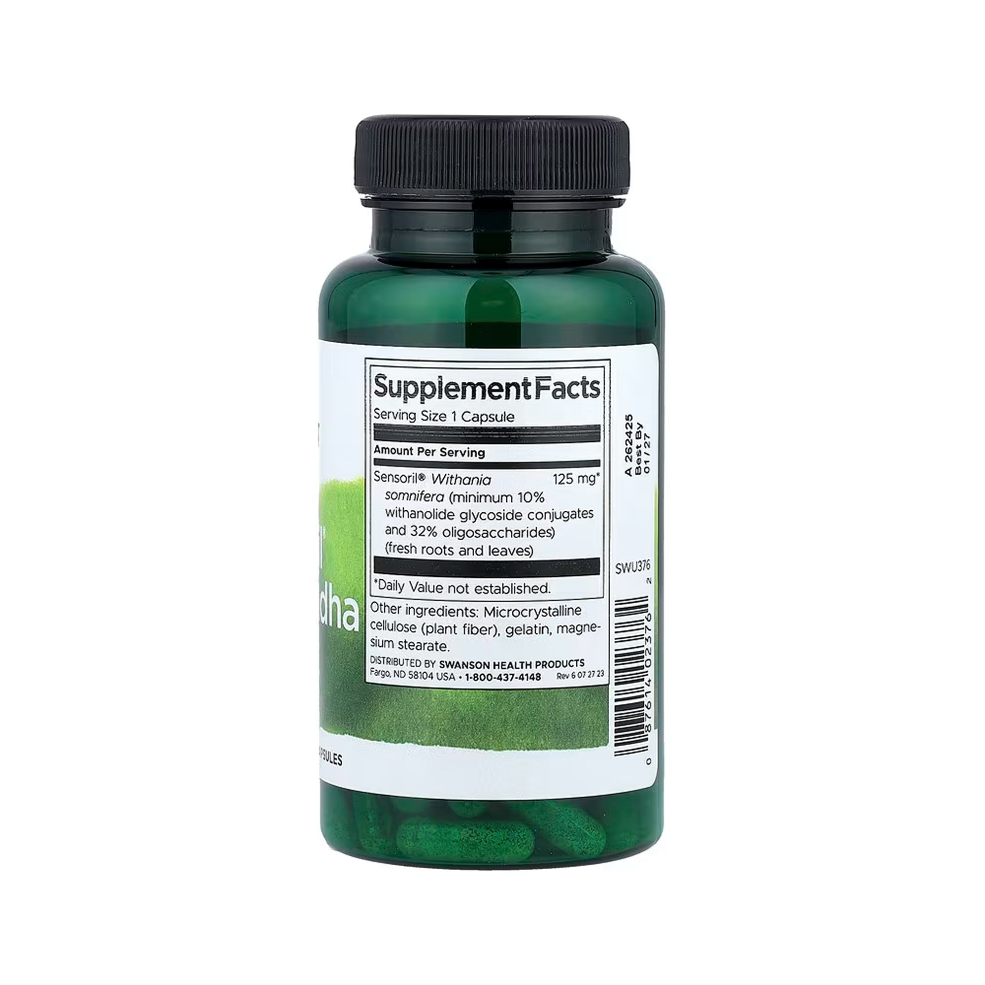 Swanson Sensoril Ashwagandha 125 mg - 120 Caps