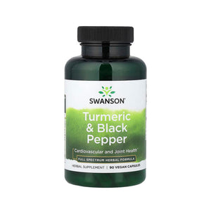 Swanson Turmeric & Black Pepper 90 Vegan Caps