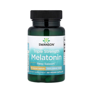 Swanson Triple Strength Melatonin 10 mg - 60 Vegan Caps