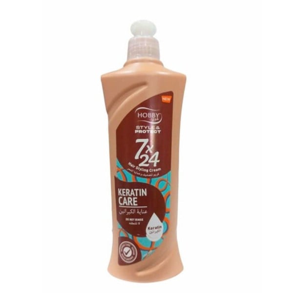 HOBBY Hair Cream 7 x 24 Styling 250ml Keratin Care