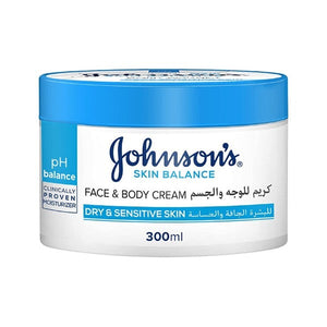 Johnson's Cream 300ml Skin Balance For Dry And Sensitive Skin