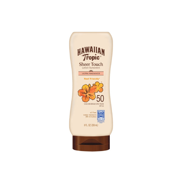 Hawaiian Tropic Sun Lotion 236ml Sheer Touch SPF 50