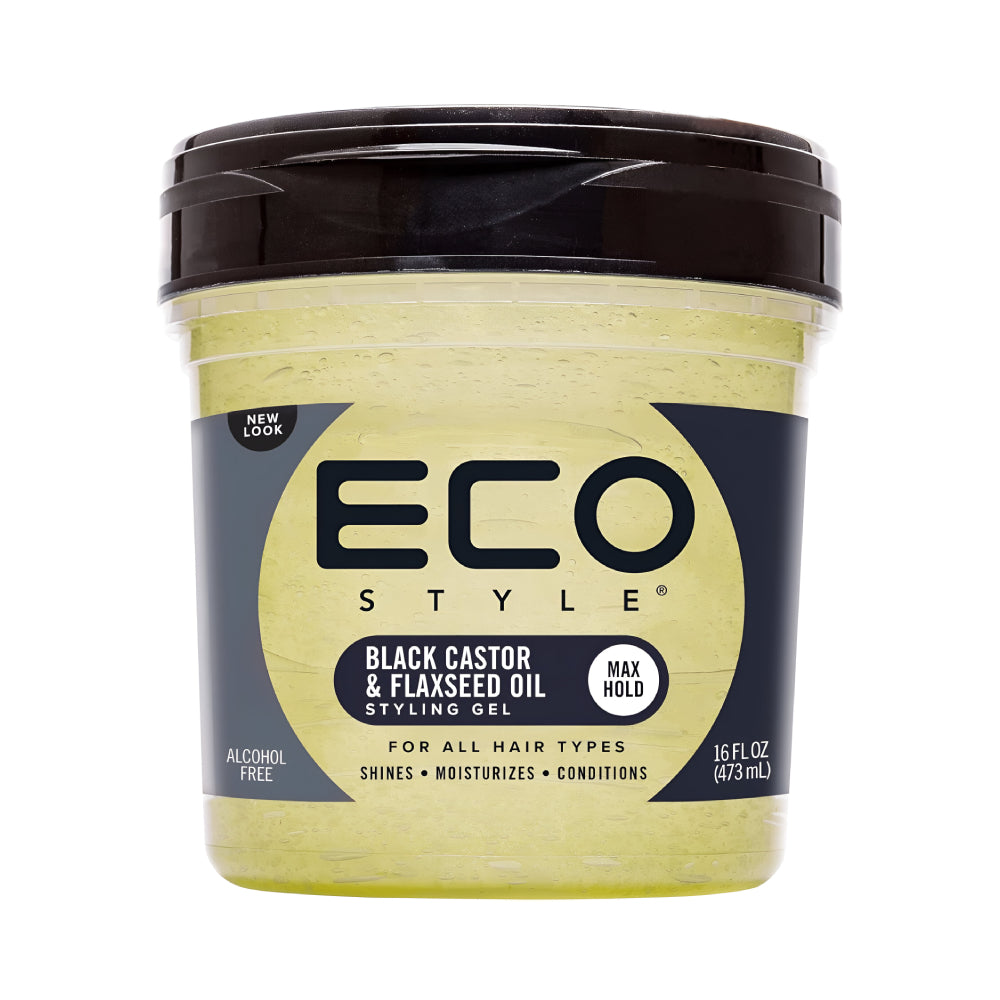 Eco Style Hair Gel 473ml With Black Castor Oil And Flaxseed Oil v2