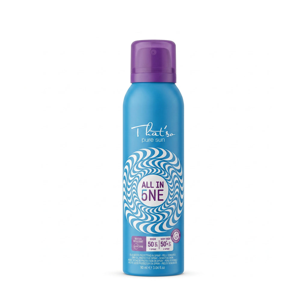 That's So All In One SPF 50/50+ Sun Protection Spray – UVA/UVB Shield for All Skin Types 90ml