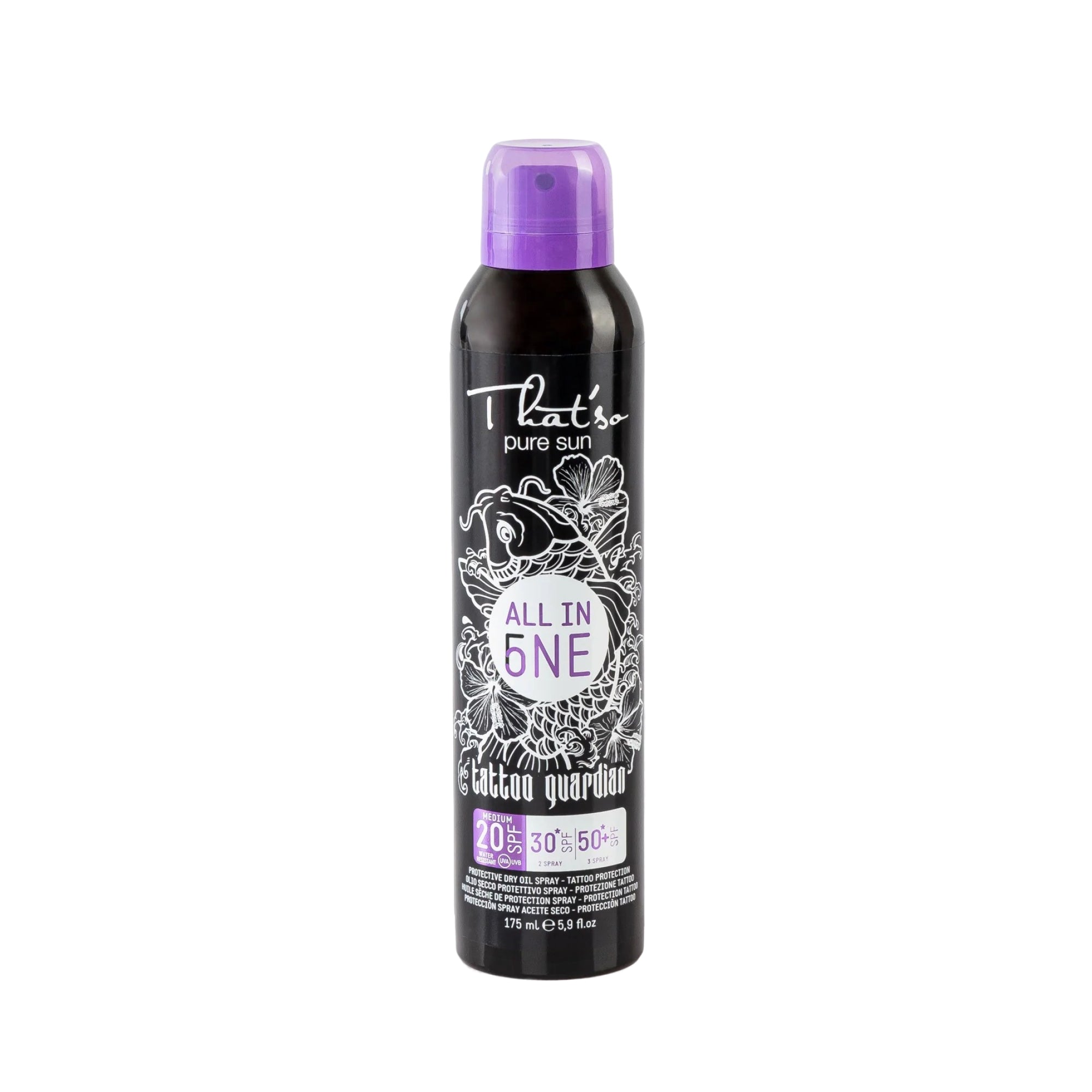 That's So Tattoo Guardian Sun Protection Spray SPF 20/30/50 - 175ml