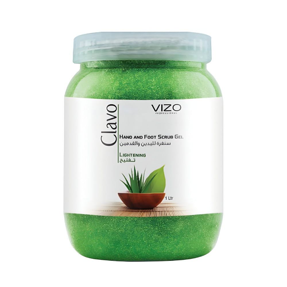 Vizo Hand and Foot Scrub 1000ml Clavo Radiance And Freshness With Aloe Vera