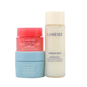 Laneige Skin Care Set Mini | Hydrating Korean Beauty Travel Kit - 3pc