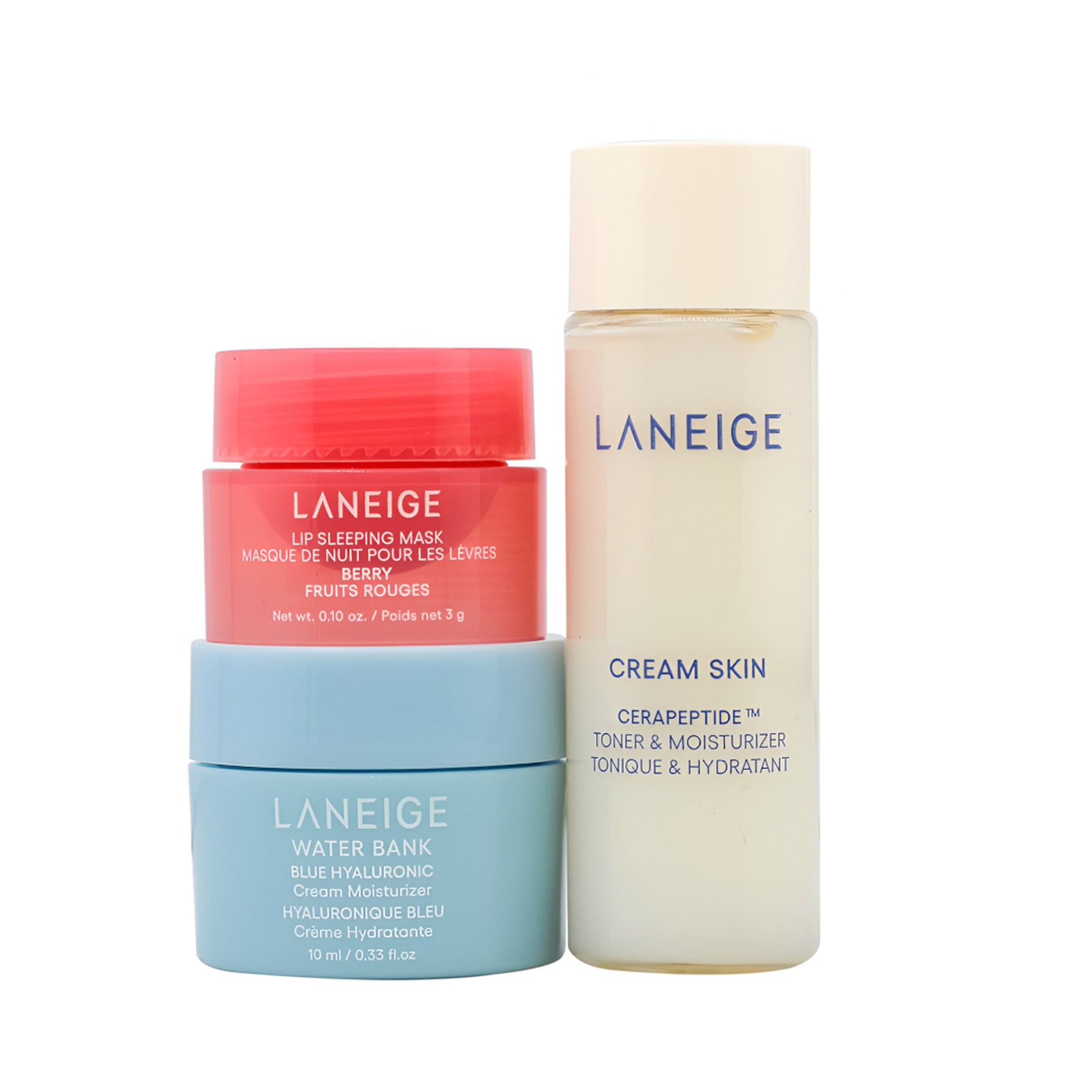 Laneige Skin Care Set Mini | Hydrating Korean Beauty Travel Kit - 3pc